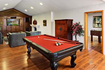 Challenge Your Friends To A Game Of Pool at Juniper Springs A Concierge Community, Texas, 78731